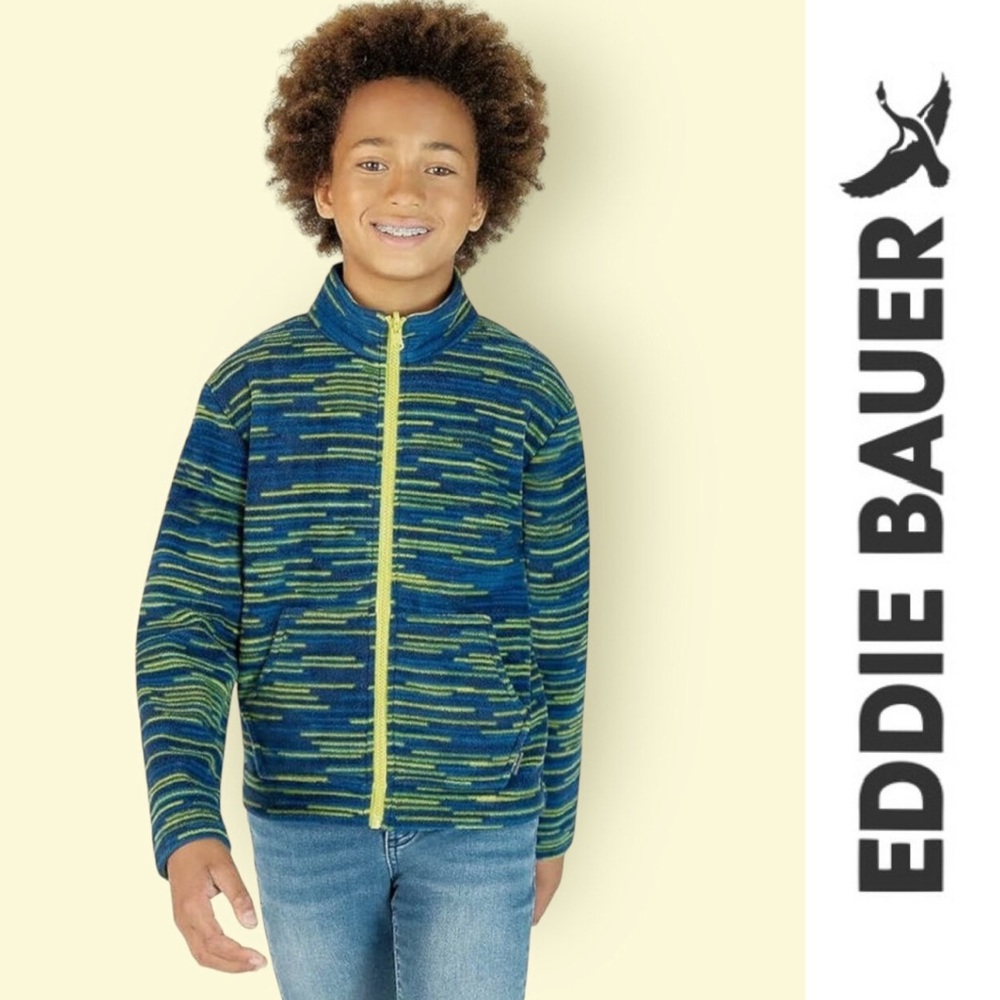 Eddie Bauer Fleece Full-Zip Jacket,‎ Size S (7/8), MSRP $38
